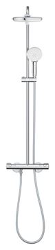GROHE TEMPESTA SYSTEM 210 sprchový set s termostatickou baterií, horní sprcha, ruční sprcha se 2 proudy, tyč, hadice, chrom 1348410000 Obrázek - fotka