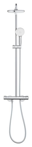 GROHE TEMPESTA SYSTEM 210 sprchový set s termostatickou baterií, horní sprcha, ruční sprcha se 2 proudy, tyč, hadice, chrom 1348410000 Obrázek - fotka