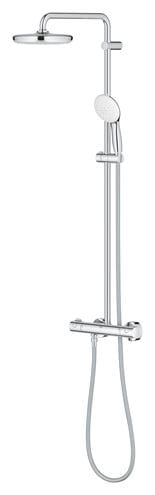 GROHE TEMPESTA SYSTEM 210 sprchový set s termostatickou baterií, horní sprcha, ruční sprcha se 2 proudy, tyč, hadice, chrom 1348410000 Obrázek - fotka