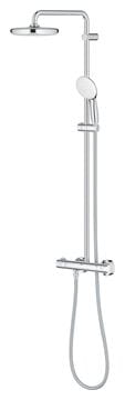 GROHE TEMPESTA SYSTEM 210 sprchový set s termostatickou baterií, horní sprcha, ruční sprcha se 2 proudy, tyč, hadice, chrom 1348410000 Obrázek - fotka