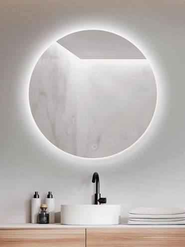 AMIRRO AMBIENTE zrcadlo 80 cm, s osvětlením, se senzorem 411-262 Obrázek - fotka