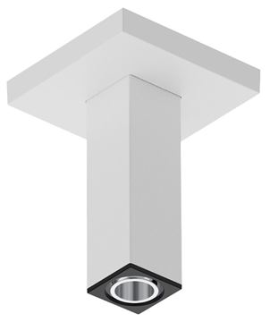 HANSGROHE E sprchové rameno 100 mm, stropní, matná bílá