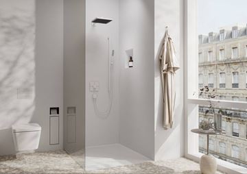 HANSGROHE E sprchové rameno 390 mm, nástěnné, matná bílá 24337700 Obrázek - fotka