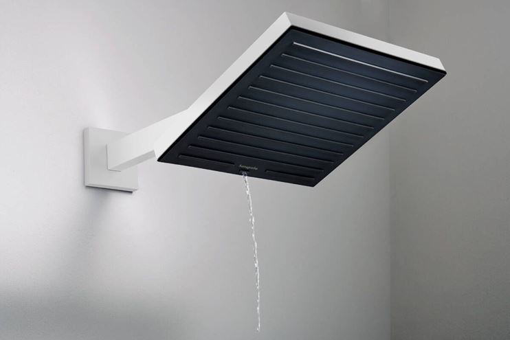 HANSGROHE E sprchové rameno 390 mm, nástěnné, matná bílá 24337700 Obrázek - fotka