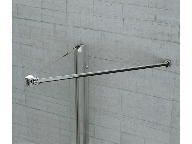 RONAL rohová vzpěra 500 mm, zeď-sklo, aluchrom EVT6.50.500 Obrázek - Hlavní obrázek