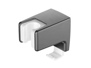 EASY+ SELECTION nástěnný držák ruční sprchy, gun metal