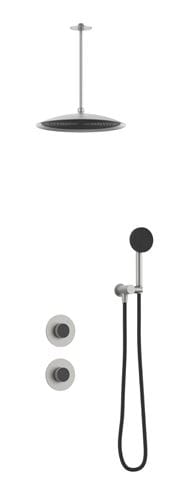 EASY+ SELECTION sprchový set s podomítkovou baterií, horní sprcha, ruční sprcha, hadice, držák, broušený nikl EASP-04331-BN Obrázek - Hlavní obrázek
