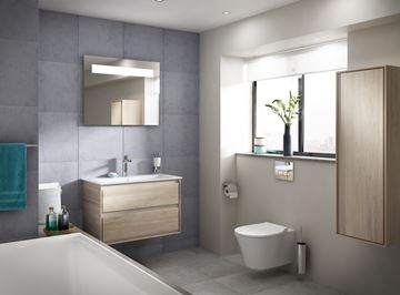 IDEAL STANDARD CONNECT WC štětka, nástěnná, chrom N1396AA Obrázek - fotka