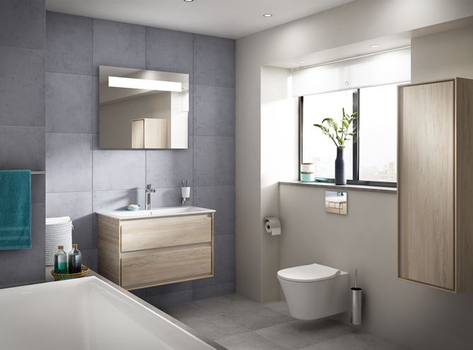 IDEAL STANDARD CONNECT WC štětka, nástěnná, chrom N1396AA Obrázek - fotka