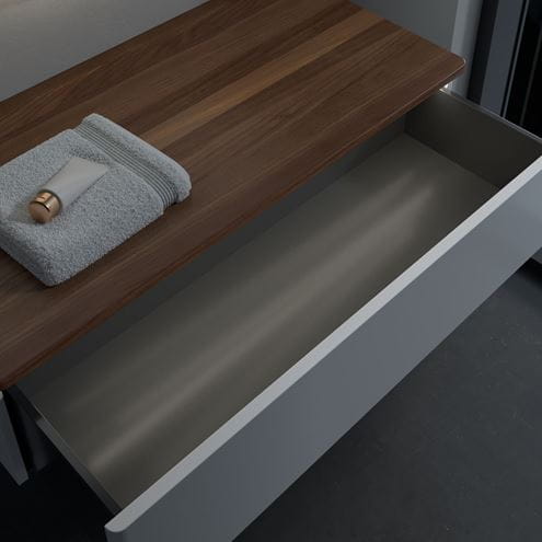 VILLEROY & BOCH ANTAO nízká skříňka 100x26,8x50 cm, 1 zásuvka, s osvětlením, Honey Oak L40003HN Obrázek - fotka