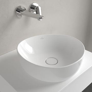 VILLEROY & BOCH ANTAO umyvadlová mísa 40 cm, bez přepadu, CeramicPlus, alpská bílá 4A7240R1 Obrázek - fotka