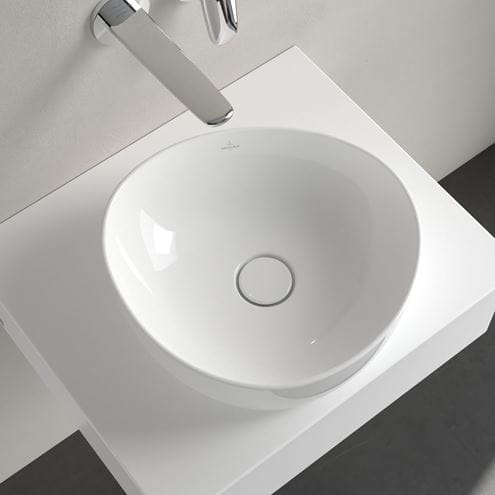VILLEROY & BOCH ANTAO umyvadlová mísa 40 cm, bez přepadu, CeramicPlus, alpská bílá 4A7240R1 Obrázek - fotka