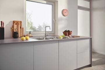 GROHE EUROSMART dřezová baterie, sklopná pod okno, chrom 30618000 Obrázek - fotka