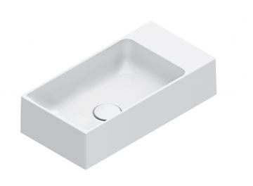 CATALANO PREMIUM umývátko 50 cm, bez přepadu, Cataglaze+Silver Titanium 0220520001 Obrázek - fotka