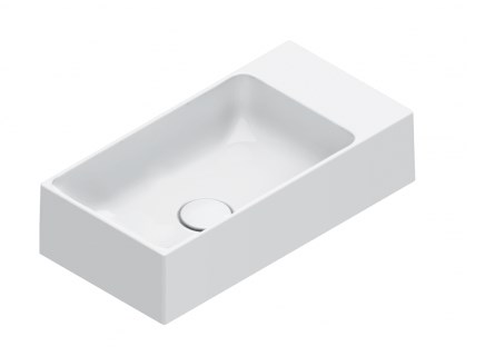 CATALANO PREMIUM umývátko 50 cm, bez přepadu, Cataglaze+Silver Titanium 0220520001 Obrázek - fotka