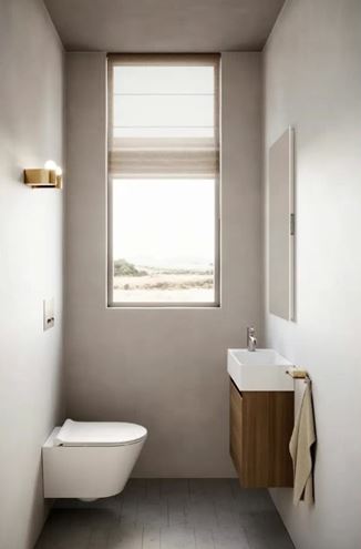 CATALANO PREMIUM umývátko 50 cm, bez přepadu, Cataglaze+Silver Titanium 0220520001 Obrázek - fotka