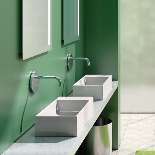 CATALANO PREMIUM umývátko 50 cm, bez přepadu, Cataglaze+Silver Titanium 0220520001 Obrázek - fotka