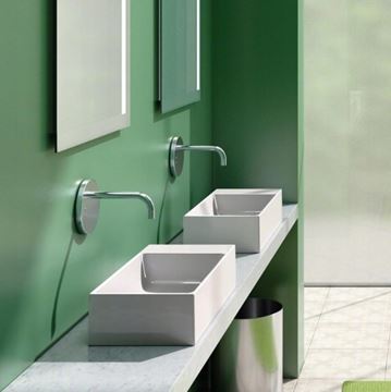 CATALANO PREMIUM umývátko 50 cm, bez přepadu, Cataglaze+Silver Titanium 0220520001 Obrázek - fotka