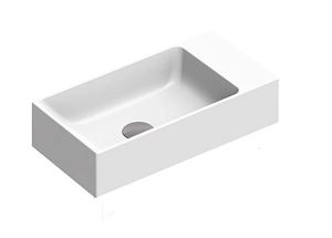 CATALANO PREMIUM umývátko 50 cm, bez přepadu, Cataglaze+Silver Titanium