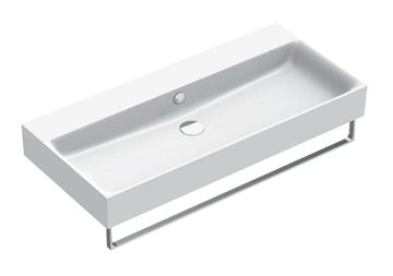 CATALANO PREMIUM umyvadlo 100 cm, s přepadem, Cataglaze+Silver Titanium 0221000001 Obrázek - fotka