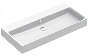 CATALANO PREMIUM umyvadlo 100 cm, s přepadem, Cataglaze+Silver Titanium