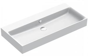 CATALANO PREMIUM umyvadlo 100 cm, s přepadem, Cataglaze+Silver Titanium