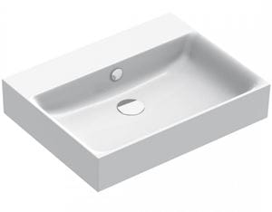 CATALANO PREMIUM umyvadlo 60 cm, s přepadem, Cataglaze+Silver Titanium