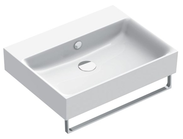 CATALANO PREMIUM umyvadlo 60 cm, s přepadem, Cataglaze+Silver Titanium 0220600001 Obrázek - fotka