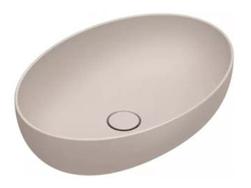 CATALANO SFERA umyvadlová mísa 60 cm, bez přepadu, Cataglaze+Silver Titanium, seta matt