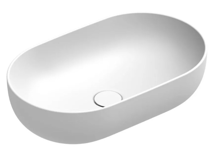 CATALANO SFERA umyvadlová mísa 60 cm, bez přepadu, Cataglaze+Silver Titanium, matná bílá  0522610021 Obrázek - Hlavní obrázek