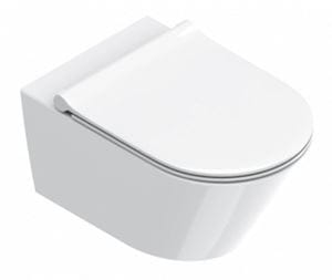 CATALANO ZERO závěsné WC, Silentech splachování, Cataglaze+Silver Titanium, lesklá bílá 