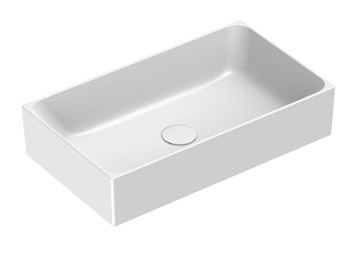 CATALANO PREMIUM umyvadlo na desku 60 cm, bez přepadu, Cataglaze+Silver Titanium