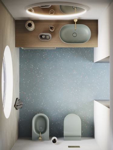 CATALANO SFERA WC sedátko Slim, SoftClose, acqua matt 0551250028 Obrázek - fotka