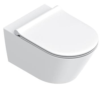 CATALANO ZERO závěsné WC, Silentech splachování, Cataglaze+Silver Titanium, matná bílá 