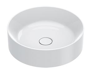 CATALANO ZERO umyvadlová mísa 45 cm, bez přepadu, Cataglaze+Silver Titanium