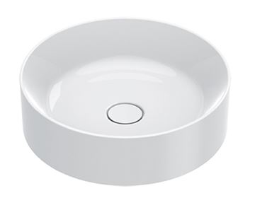 CATALANO ZERO umyvadlová mísa 45 cm, bez přepadu, Cataglaze+Silver Titanium