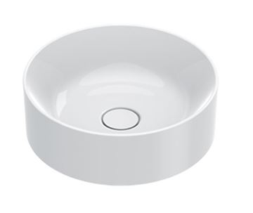 CATALANO ZERO umyvadlová mísa 45 cm, bez přepadu, Cataglaze+Silver Titanium