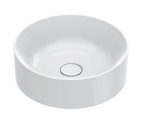 CATALANO ZERO umyvadlová mísa 45 cm, bez přepadu, Cataglaze+Silver Titanium
