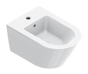 CATALANO ZERO závěsný bidet, Cataglaze+Silver Titanium, lesklá bílá