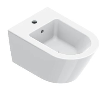 CATALANO ZERO závěsný bidet, Cataglaze+Silver Titanium, lesklá bílá