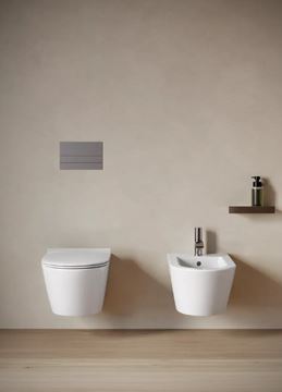 CATALANO ZERO závěsný bidet, Cataglaze+Silver Titanium, lesklá bílá 0118551001 Obrázek - fotka