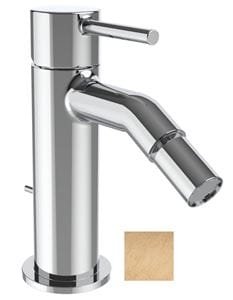 CONCEPT 300 ROUND bidetová stojánková baterie, s odtokovou soupravou,  PVD, brushed rose gold
