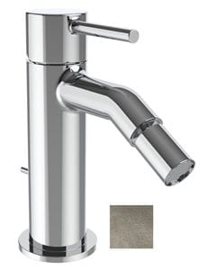 CONCEPT 300 ROUND umyvadlová stojánková baterie, s odtokovou soupravou, brushed metallic 