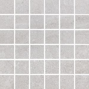 ABITARE TRUST mozaika 30x30(5x5) cm, lepená na síti, mat, silver