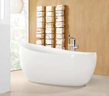 VILLEROY & BOCH AVEO volně stojící vana 190x95 cm, quaryl, bílá alpin UBQ194AVE9W1V-01 Obrázek - fotka