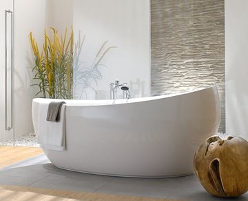 VILLEROY & BOCH AVEO volně stojící vana 190x95 cm, quaryl, bílá alpin UBQ194AVE9W1V-01 Obrázek - fotka