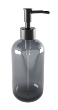 NIMCO ABU dávkovač tekutého mýdla 370 ml, sklo, černá