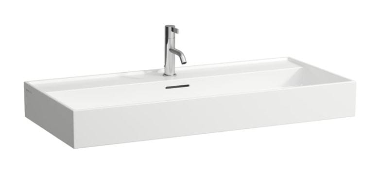 KARTELL BY LAUFEN umyvadlo 100 cm, s otvorem pro baterii a přepadem H8163370001041 Obrázek - Hlavní obrázek