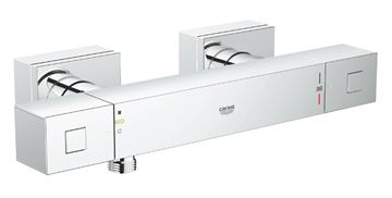 GROHE GROHTHERM CUBE sprchová nástěnná termostatická baterie, Water Saving, chrom