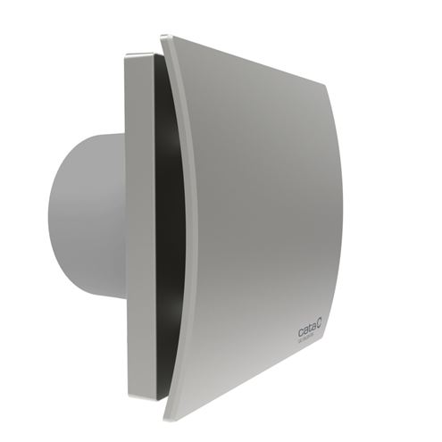 CATA UC 10 SILENTIS SILVER axiální ventilátor 96,6 mm, nástěnný/stropní, se zpětnou klapkou, stříbrná 01221000 Obrázek - fotka